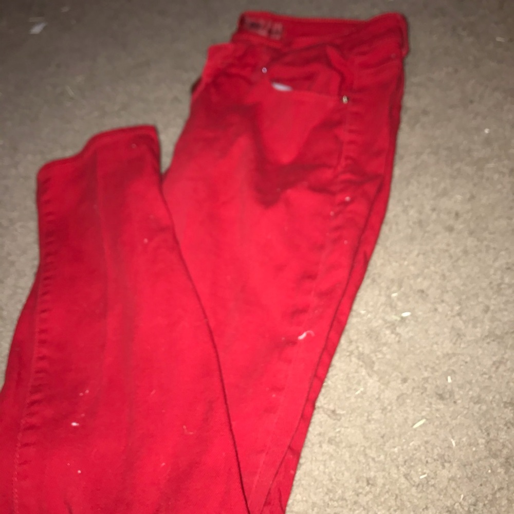 Red pants